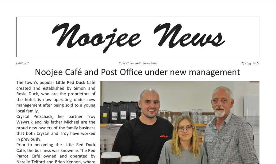 Noojee News, Spring 2021 — cover